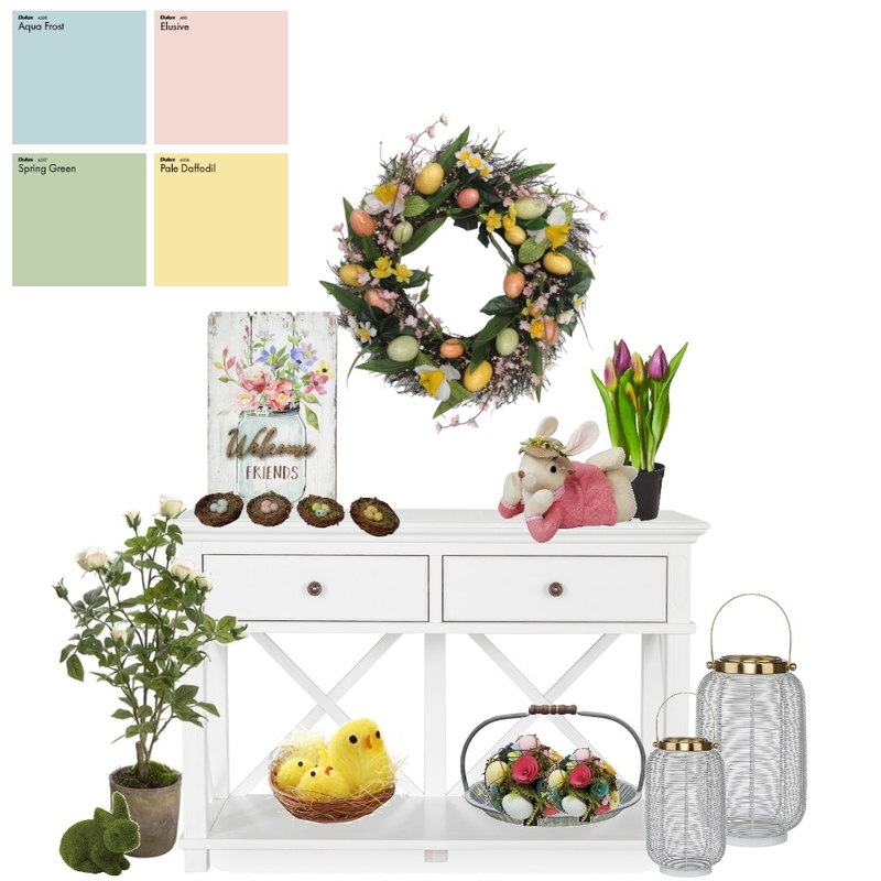 Easter Mood Board by Designs by Jess on Style Sourcebook