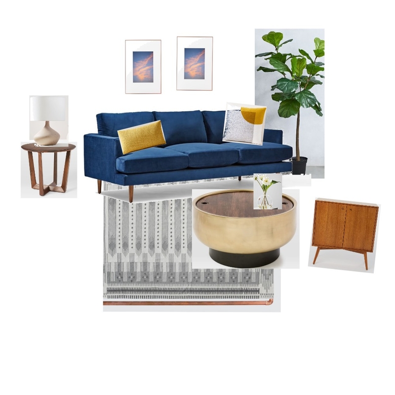 Midcentury living room Mood Board by leasi820 on Style Sourcebook