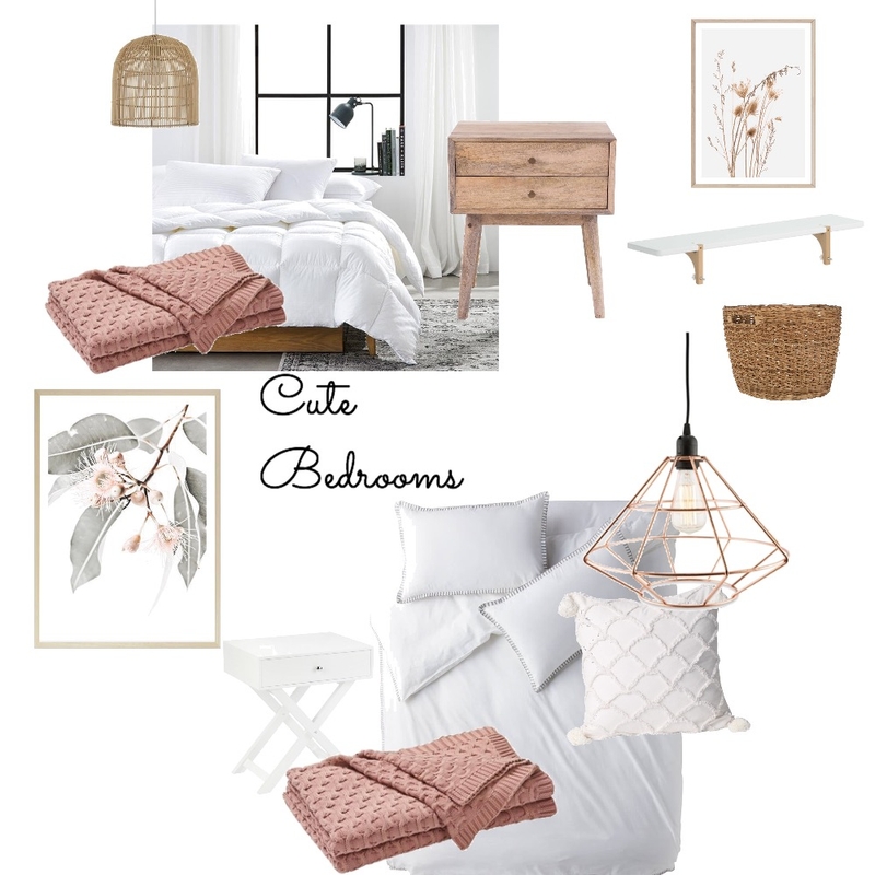Bedroom Idea - Farmhouse & Rose Mood Board by Niki on Style Sourcebook