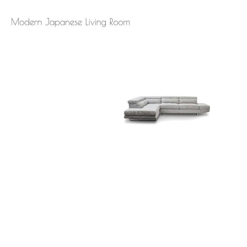 Modern Japanese Living Room Mood Board by kxhdesign on Style Sourcebook