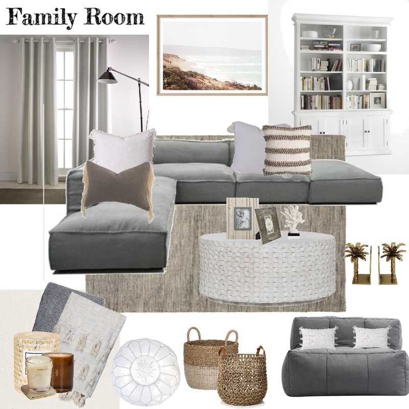 Family/ Media Room Mood Board by Michelle.kelly.warren@gmail.com on Style Sourcebook