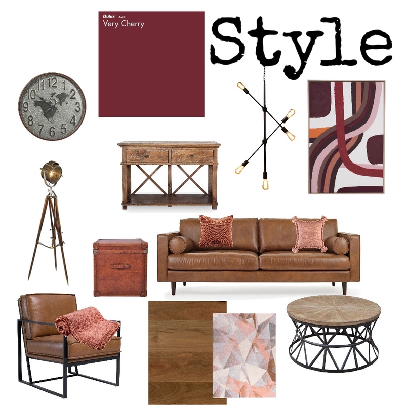 Industrial Living Mood Board by Cecy on Style Sourcebook