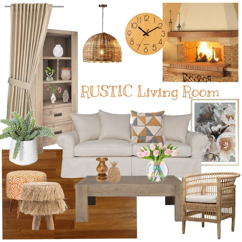 Rustic living room2 Mood Board by DadaDesign on Style Sourcebook
