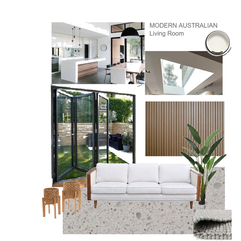 Modern Australian Living Room Mood Board by Beth Dillon on Style Sourcebook