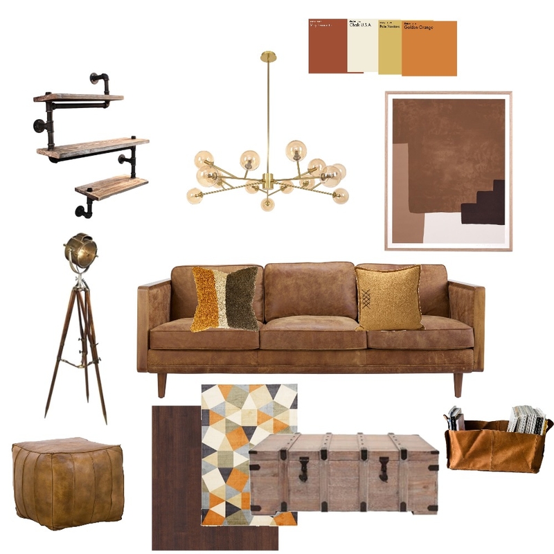 Urban Chic Living Mood Board by Cecy on Style Sourcebook