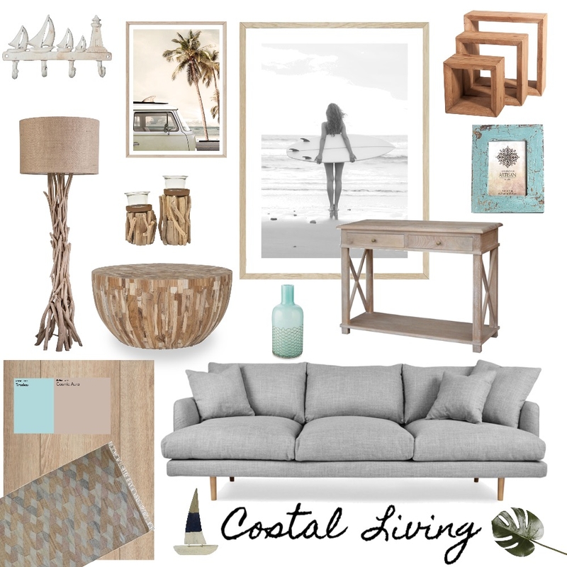 Costal Living Interior Design Mood Board by Cecy - Style Sourcebook