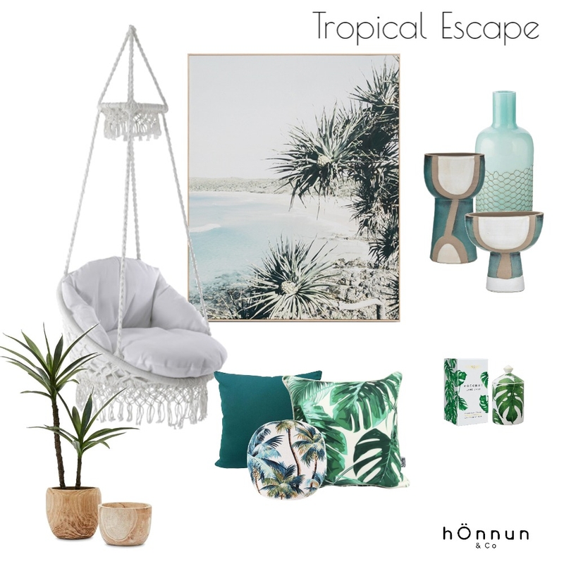 Tropical Escape Mood Board by jaycee77 on Style Sourcebook
