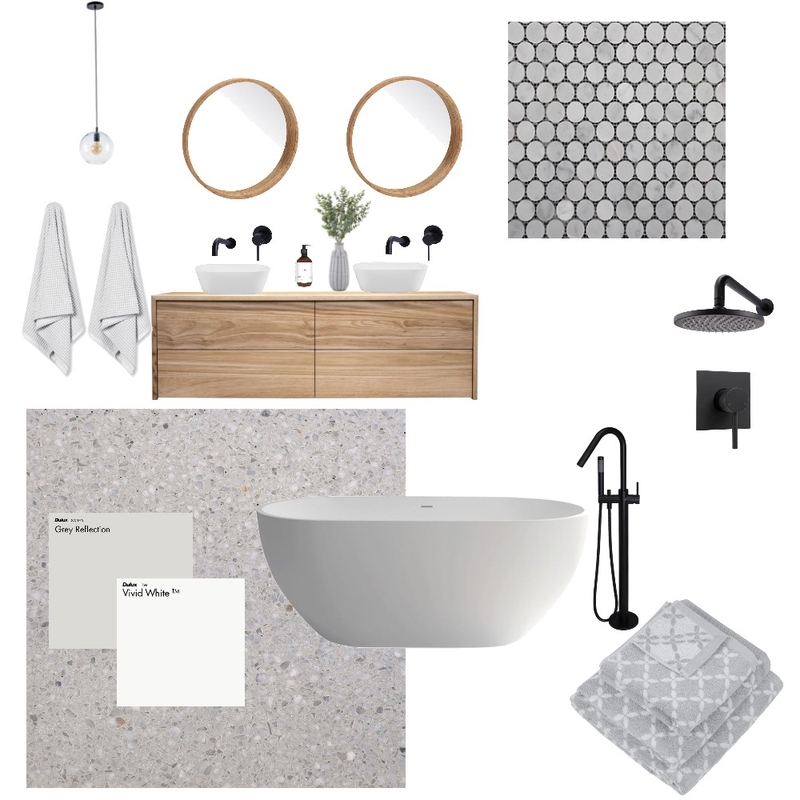 Scandinavian Bathroom Mood Board by JRM Projects on Style Sourcebook