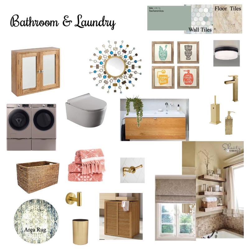 Bathroom & Laundry IDI Mood Board by Millie on Style Sourcebook