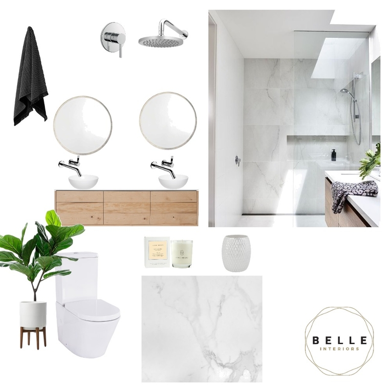 Ensuite Mood Board by Belle Interiors on Style Sourcebook
