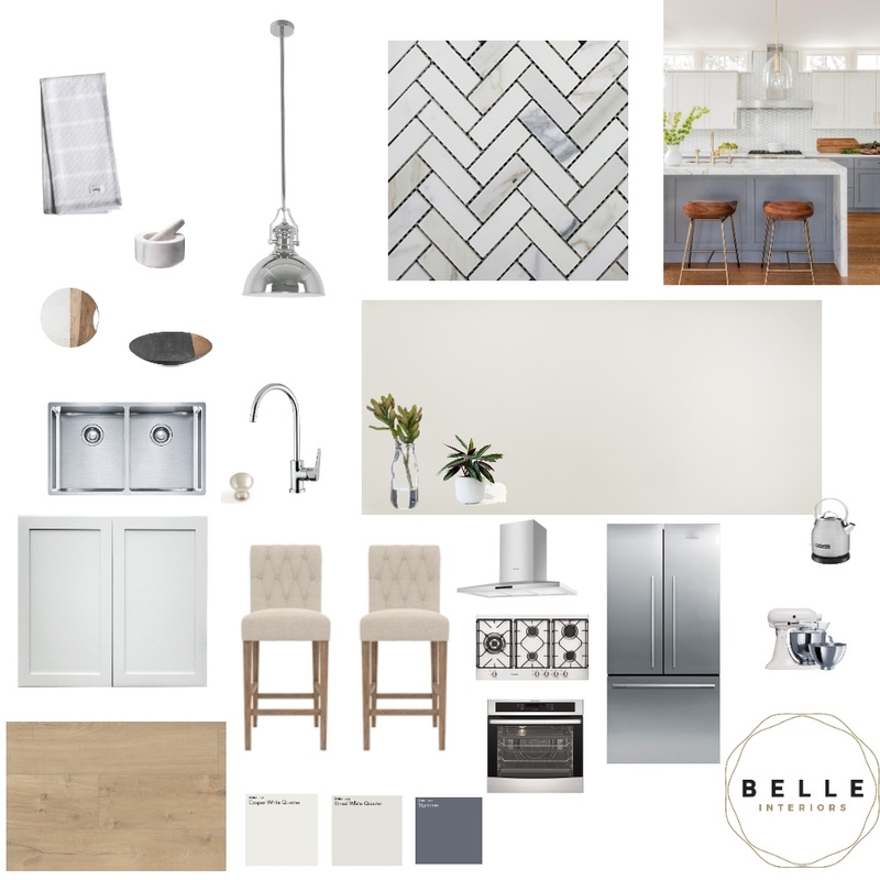 Contemporary Coastal dining Mood Board by Belle Interiors on Style Sourcebook