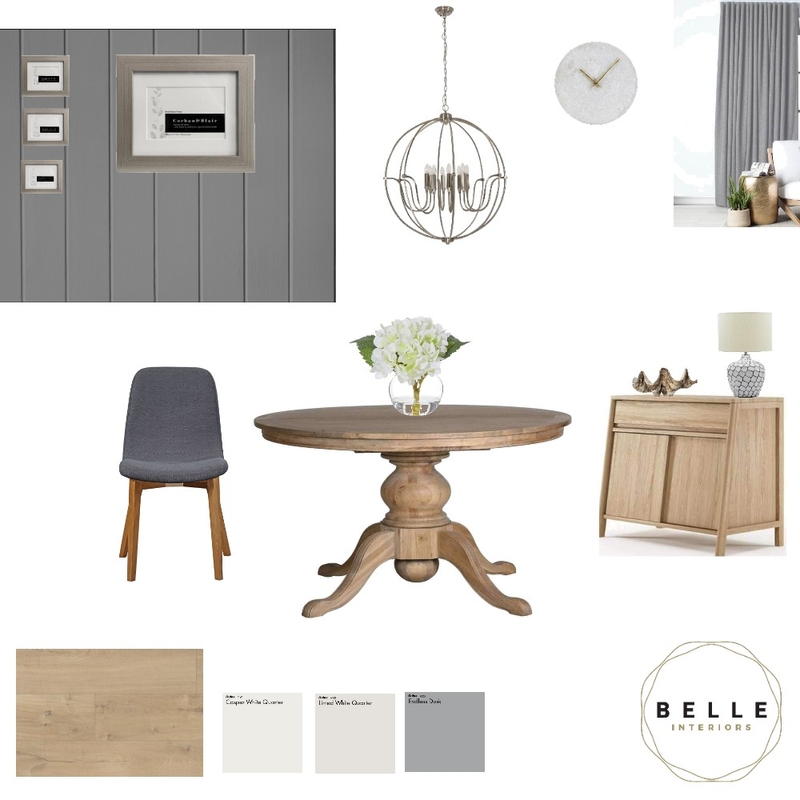 Contemporary- Coastal Dining Mood Board by Belle Interiors on Style Sourcebook