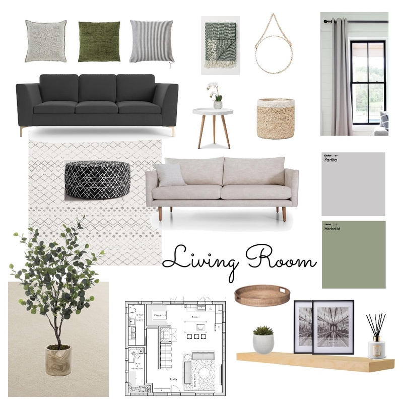 Living Room Mood Board by Melissa Taylor Nikolova on Style Sourcebook