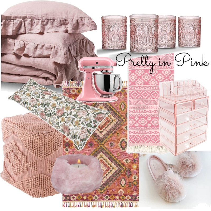 Pretty in Pink! Mood Board by Twist My Armoire on Style Sourcebook