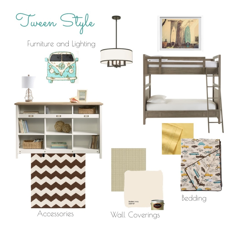Tween Style Mood Board by Kimberly George Interiors on Style Sourcebook