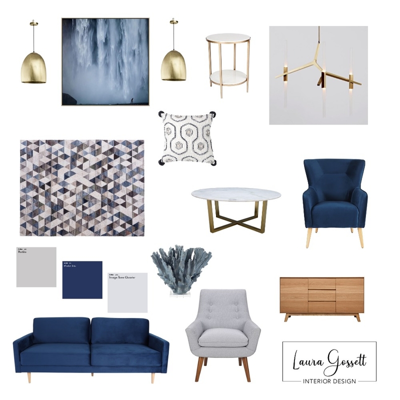 Singing the Blues Mood Board by Laura G on Style Sourcebook