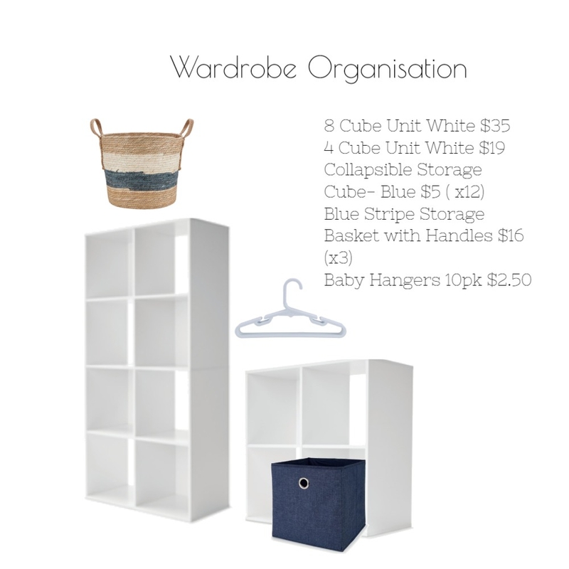 Carter's Room: Wardrobe Organisation Mood Board by Sanderson Interiors on Style Sourcebook