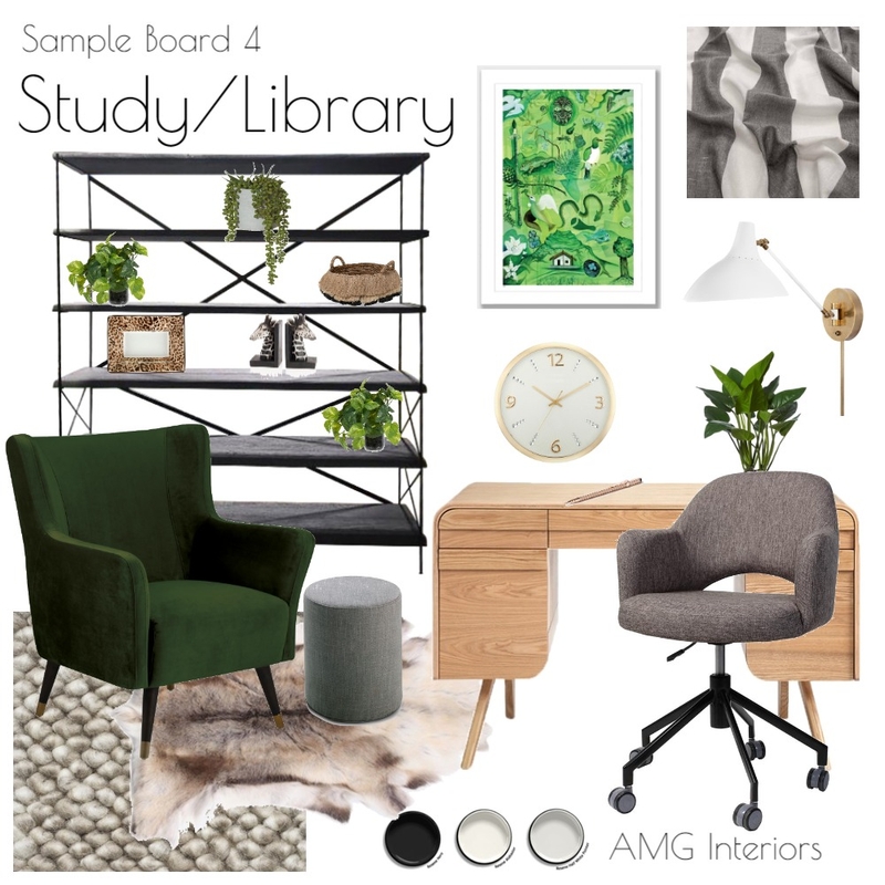 Study/Library Mood Board by annamacgodkin on Style Sourcebook