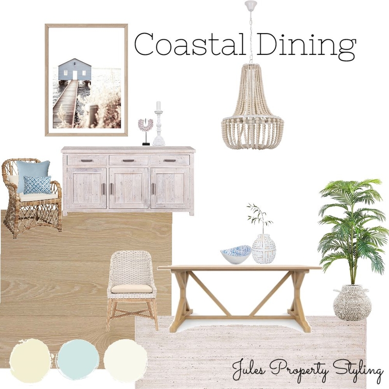 Coastal Dining Mood Board by Juliebeki on Style Sourcebook