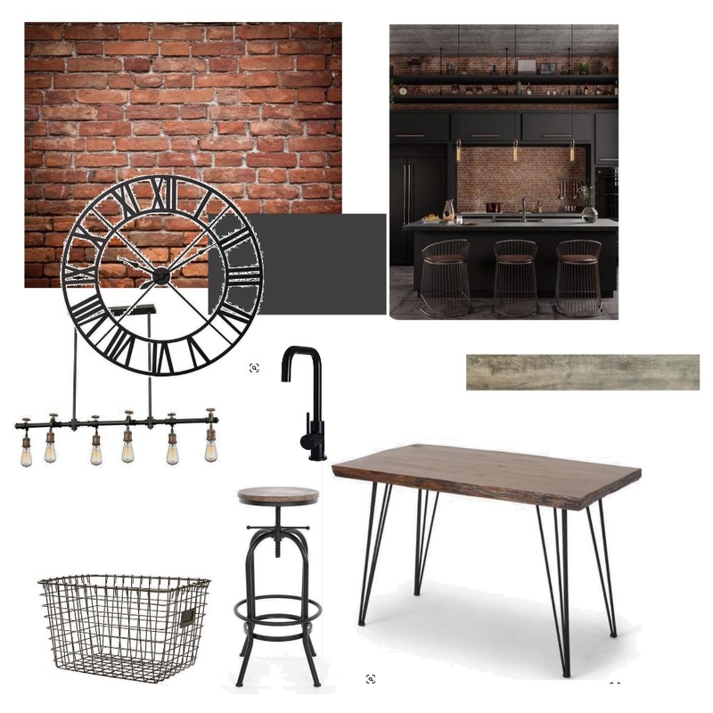 Industrial kitchen style Mood Board by nzi on Style Sourcebook