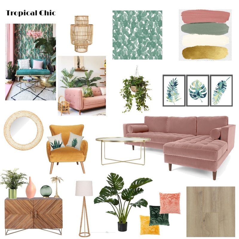 Tropical Chic Mood Board by LauraDuffy on Style Sourcebook