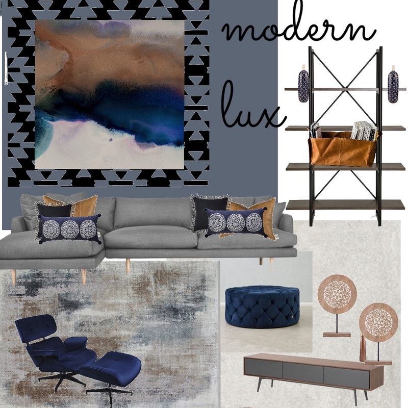 Blues Mood Board by Ash on Style Sourcebook
