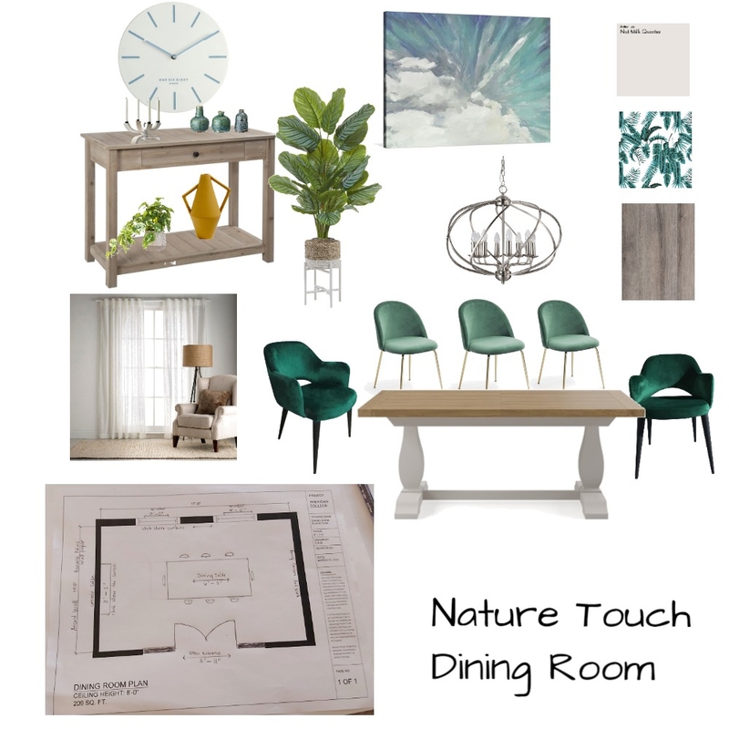 Nature Touch Dining Room created by Marites Mood Board by faithnchiara on Style Sourcebook