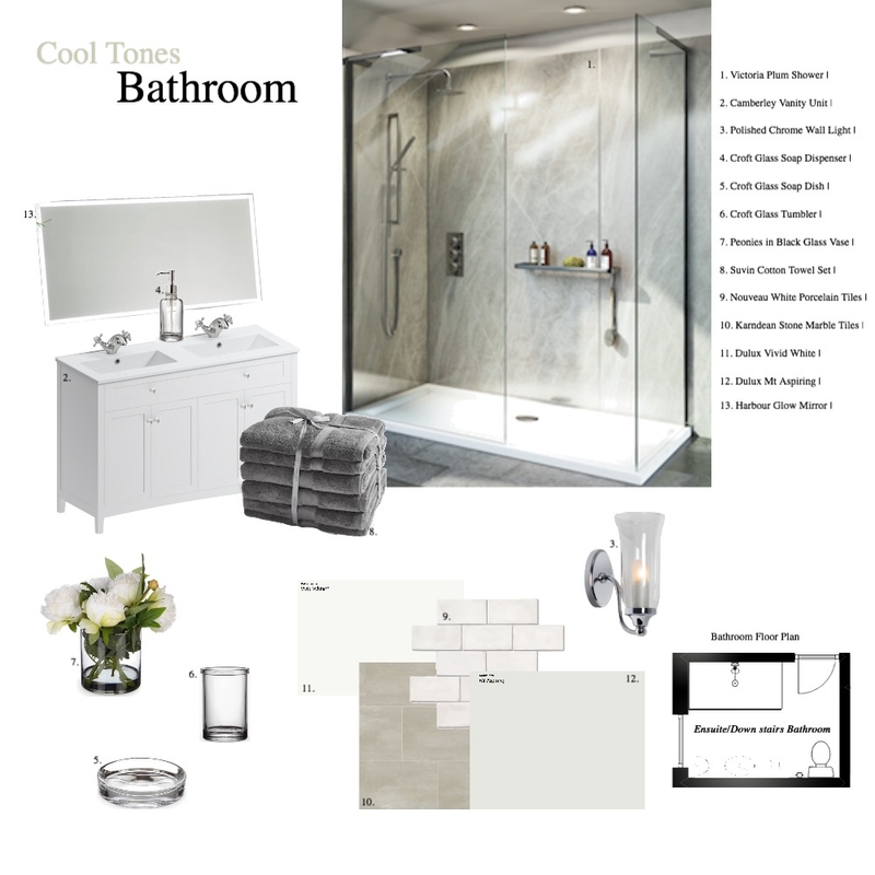 Bathroom Mood Board by LaurenPowell on Style Sourcebook