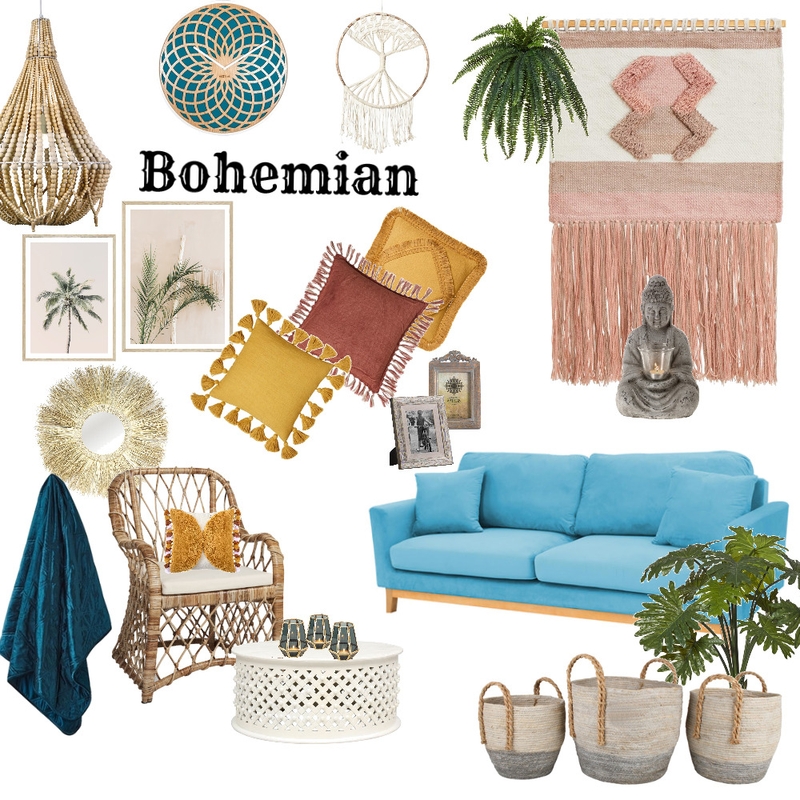 boho Mood Board by Black Bear Design on Style Sourcebook