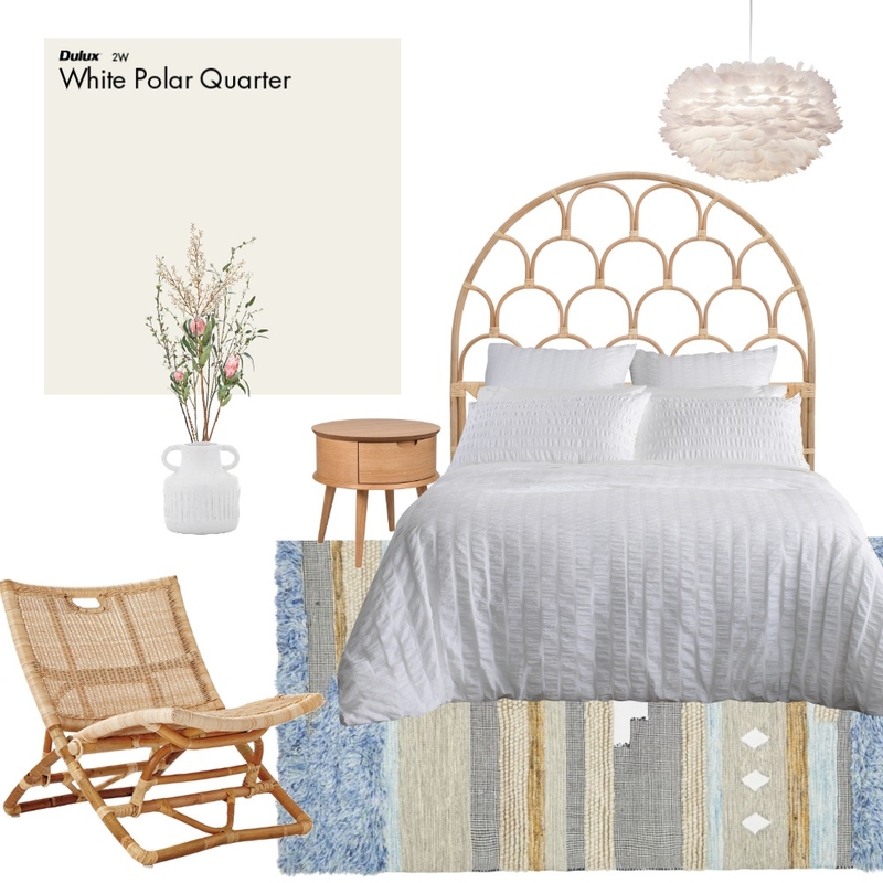 casual cane bedroom Mood Board by EmmaS on Style Sourcebook
