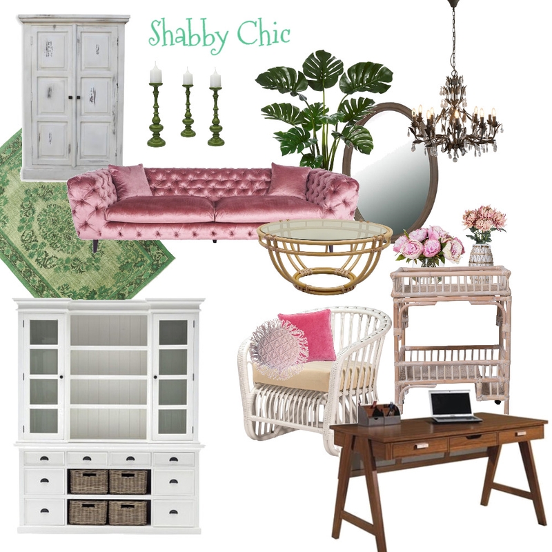 Shabby Chick Mood Board by Black Bear Design on Style Sourcebook