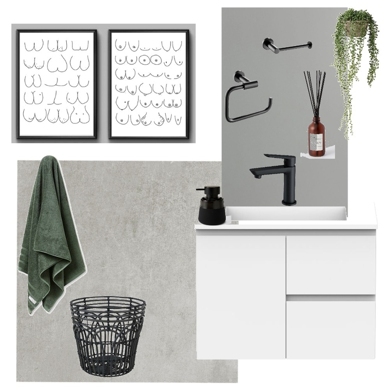 Powder Room Mood Board Mood Board by rebeccazullo on Style Sourcebook