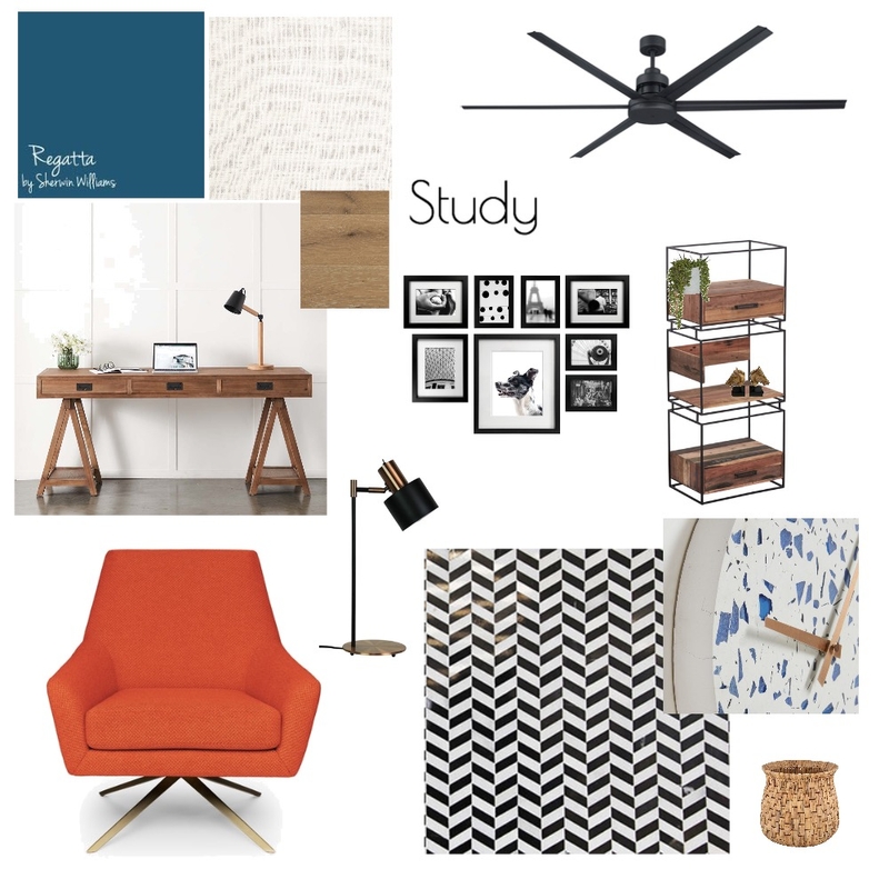 Study Mood Board by Lb Interiors on Style Sourcebook