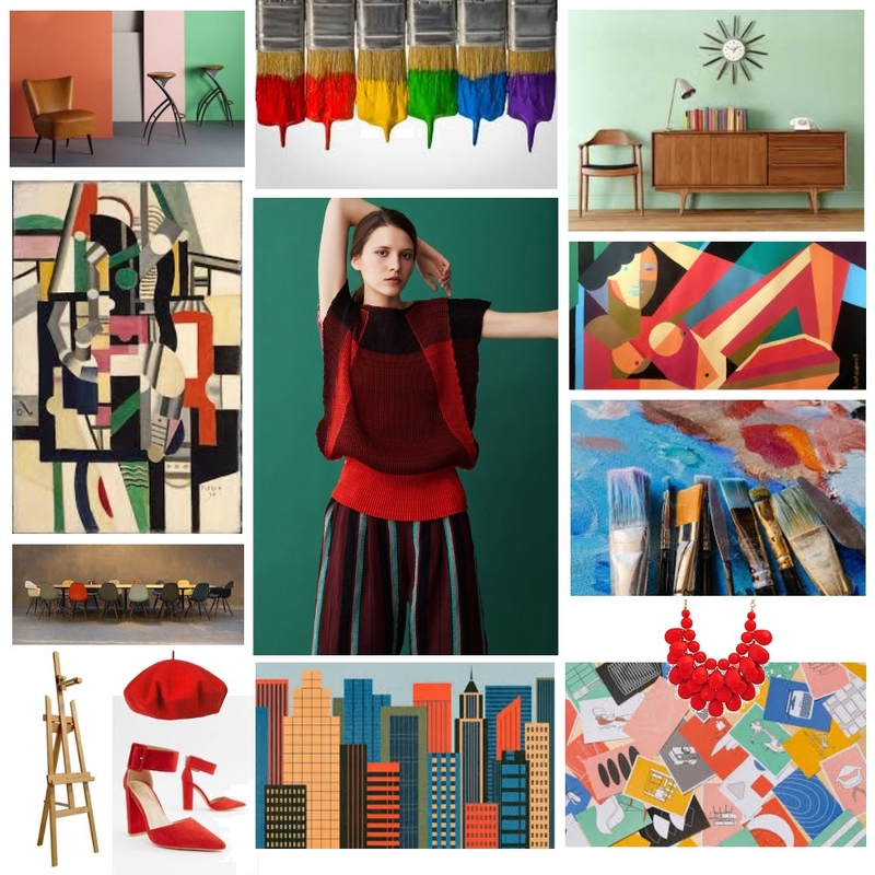 Painter Character Mood Board by RegIfra on Style Sourcebook