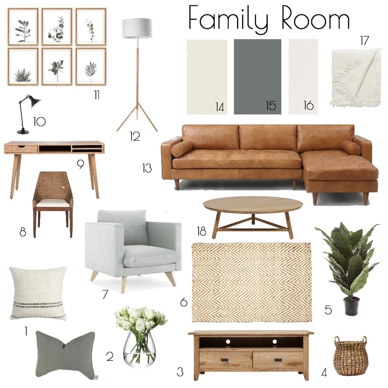 Family room Mood Board by CeraBollo on Style Sourcebook