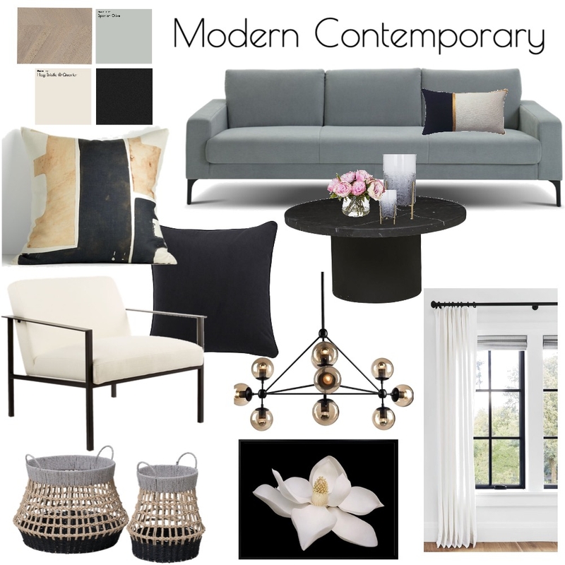 Contemporary Living Room Mood Board by Letitia1 on Style Sourcebook