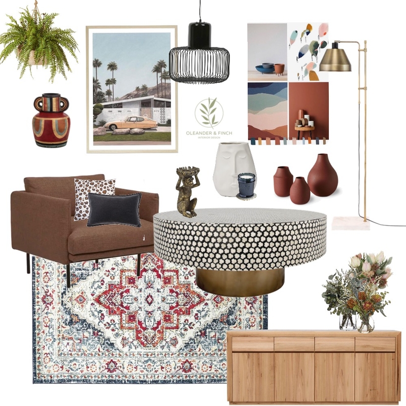 Eclectic colour palette Mood Board by Oleander & Finch Interiors on Style Sourcebook