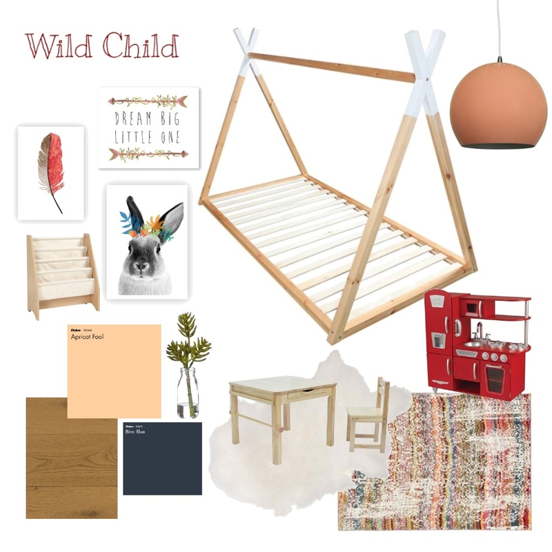 Wild Child Kid's Room Mood Board by janiehachey on Style Sourcebook
