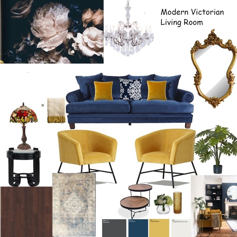 Modern Victorian Living Room Mood Board by Thatokeip on Style Sourcebook