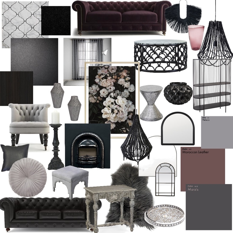 Gothic Mood Board by Janellelamont on Style Sourcebook
