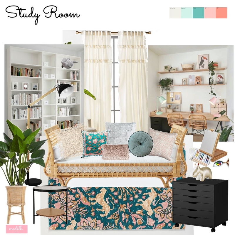 study room 2 Mood Board by madeth.designs on Style Sourcebook