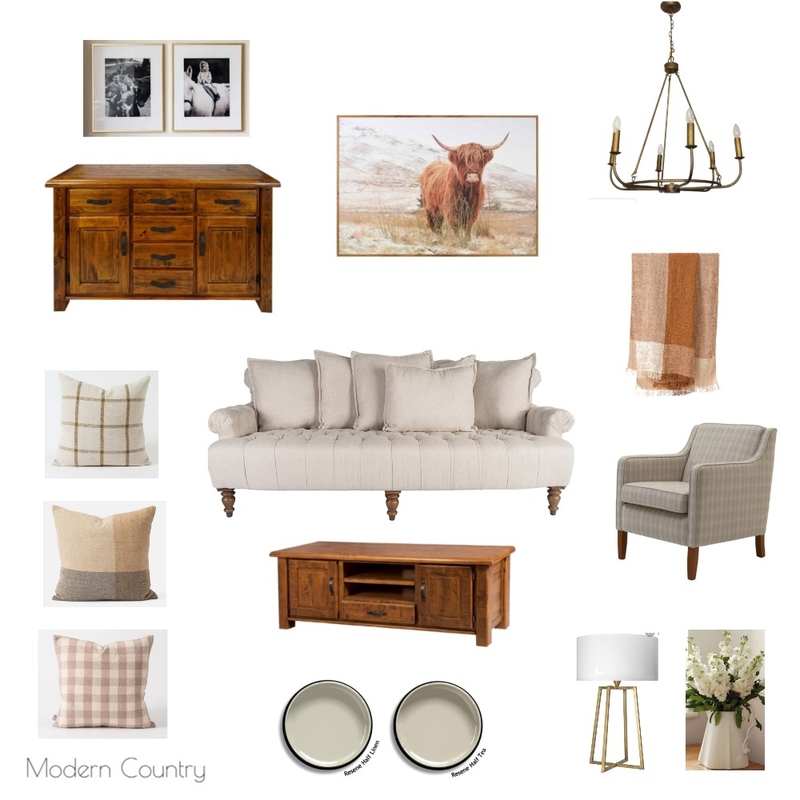 Modern Country Mood Board by Amber Hannan on Style Sourcebook