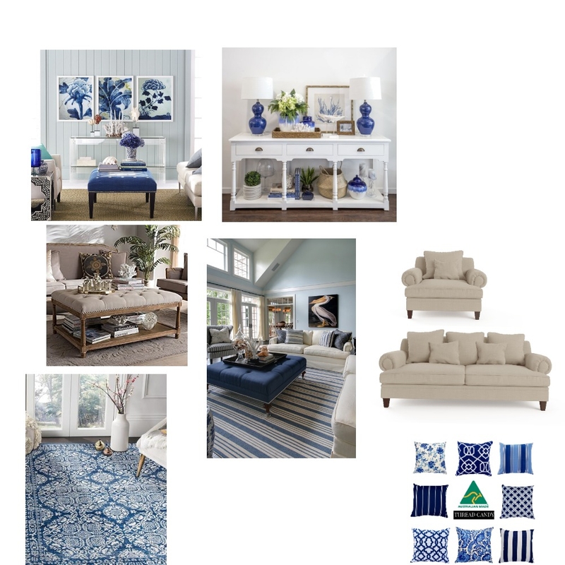 HAMPTONS LIVING ROOMS Mood Board by CORNEILSE on Style Sourcebook