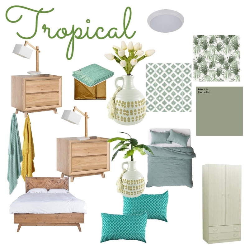 Tropical Mood Board by aidanlwells on Style Sourcebook