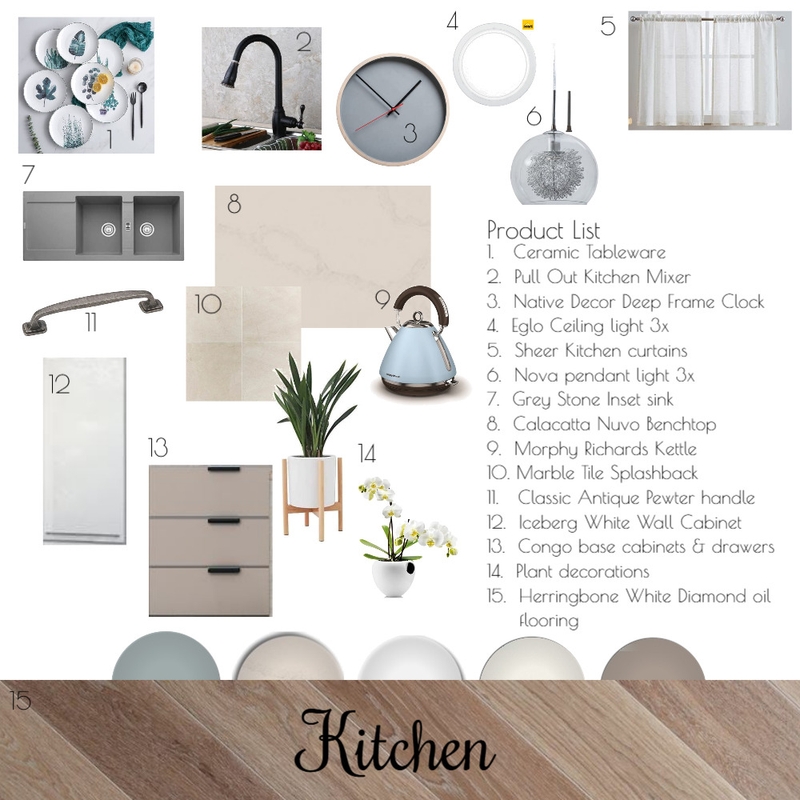 Kitchen Mood Board by Monya on Style Sourcebook