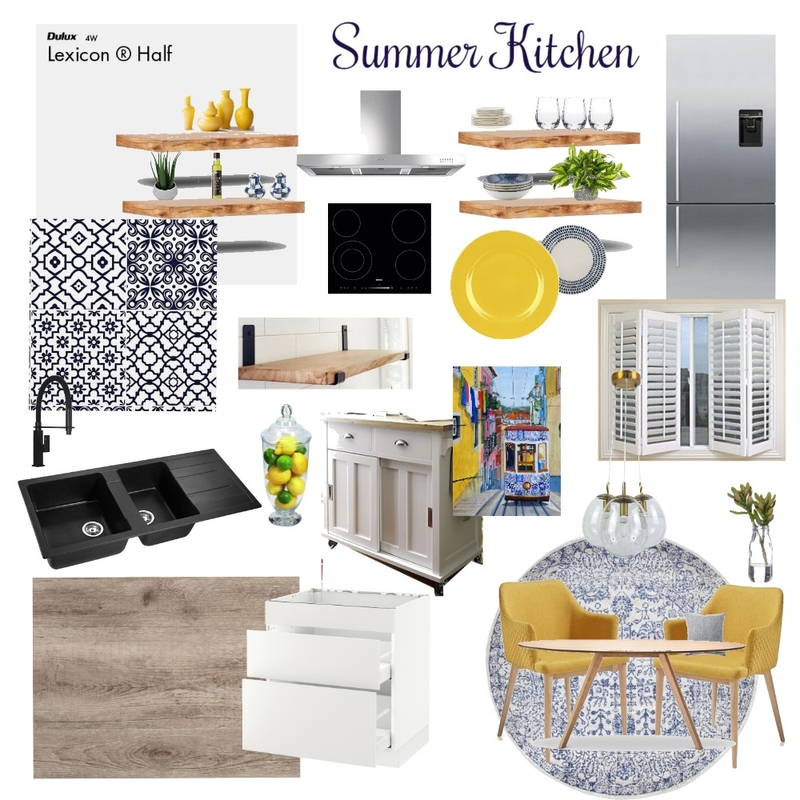 Summer Kitchen Mood Board by Melissa Taylor Nikolova on Style Sourcebook