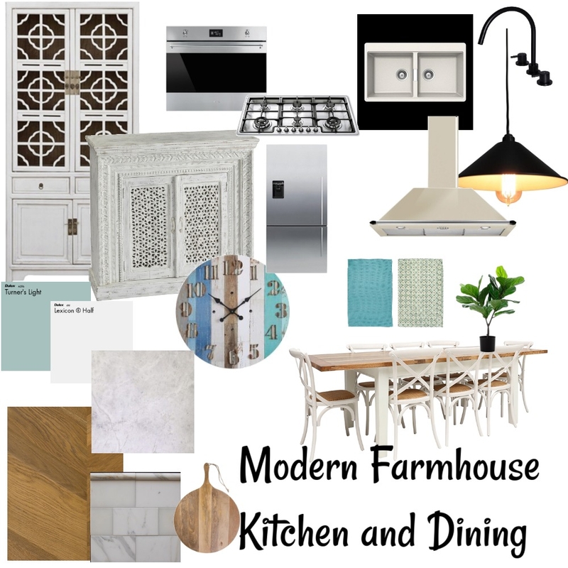 Modern Farmhouse Mood Board by design chic on Style Sourcebook