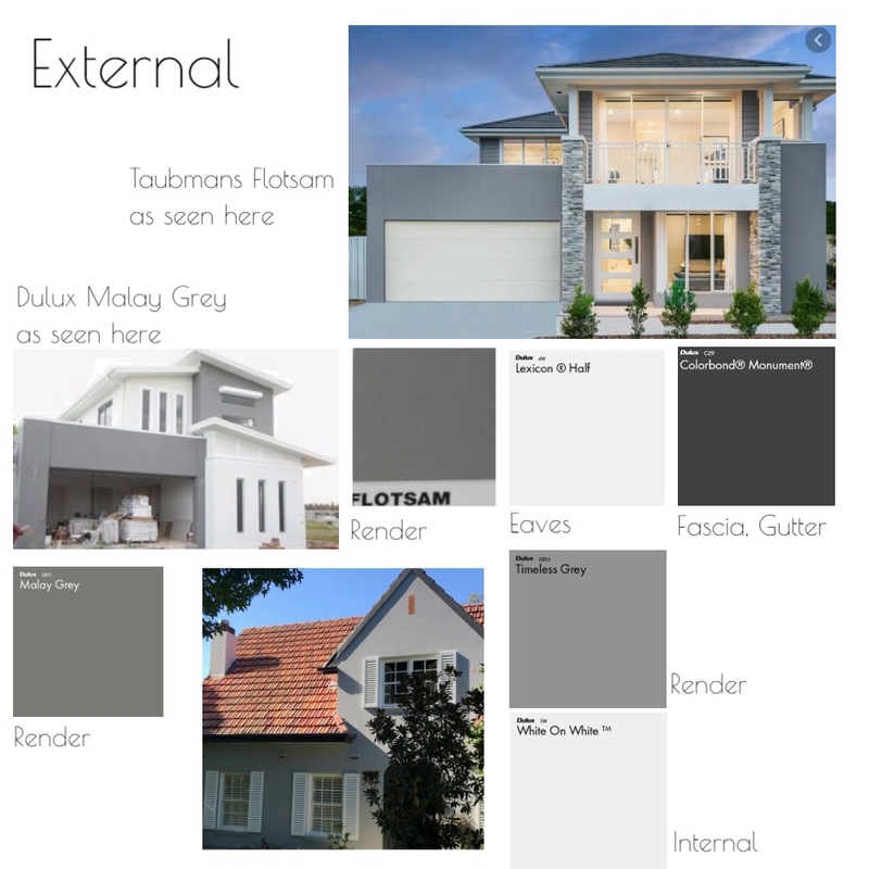 Exterior Thomas Ave Mood Board by Batya Bassin on Style Sourcebook