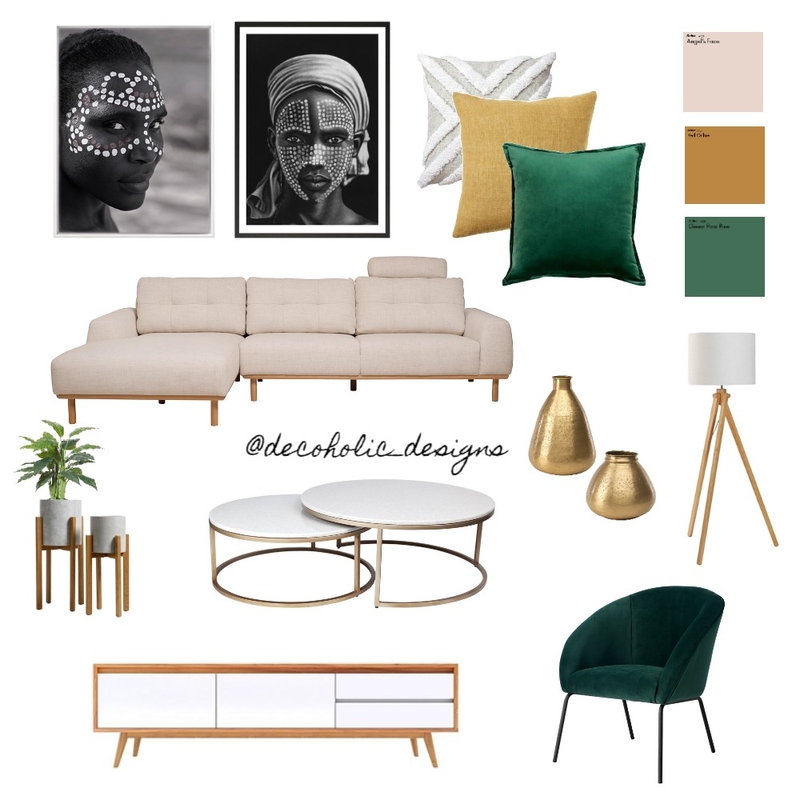 living room Mood Board by decoholic designs on Style Sourcebook