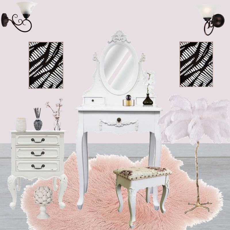 Vanity Table Feminine Mood Board by Mermaid on Style Sourcebook
